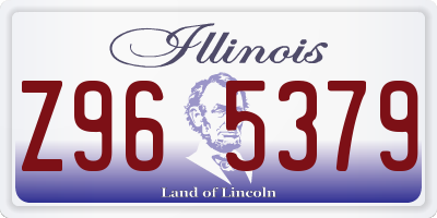 IL license plate Z965379