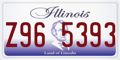 IL license plate Z965393