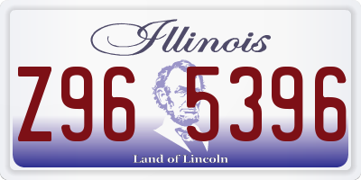 IL license plate Z965396