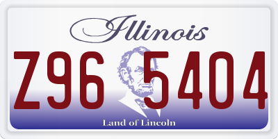 IL license plate Z965404