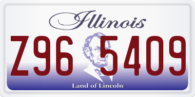 IL license plate Z965409