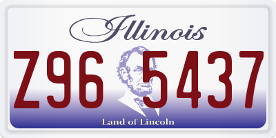IL license plate Z965437