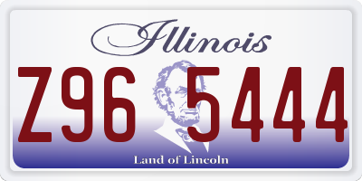IL license plate Z965444