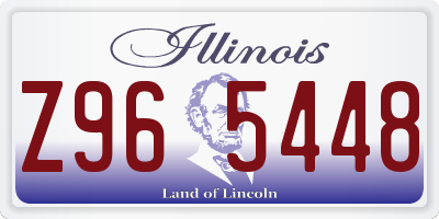IL license plate Z965448