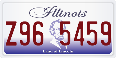 IL license plate Z965459