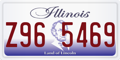 IL license plate Z965469