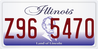 IL license plate Z965470