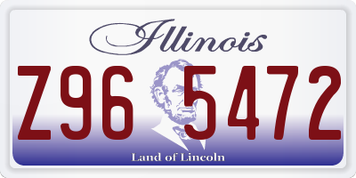 IL license plate Z965472