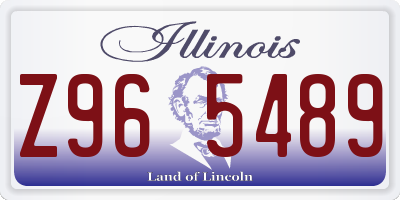 IL license plate Z965489