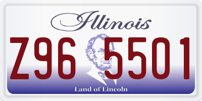 IL license plate Z965501