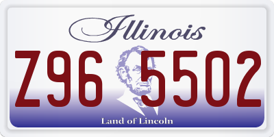 IL license plate Z965502