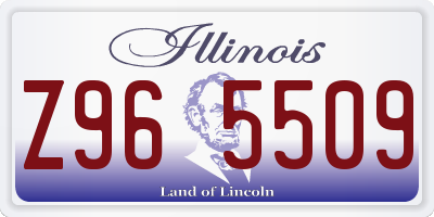 IL license plate Z965509