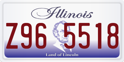 IL license plate Z965518