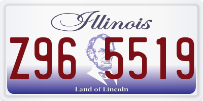 IL license plate Z965519