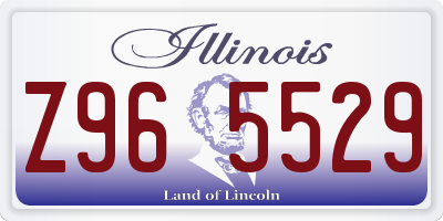 IL license plate Z965529