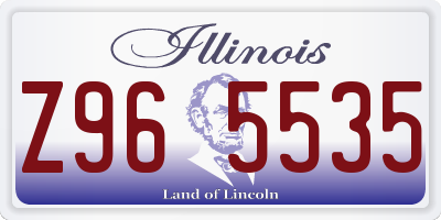 IL license plate Z965535