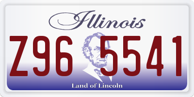 IL license plate Z965541