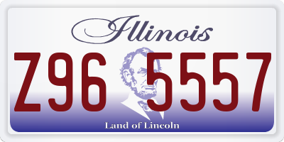 IL license plate Z965557
