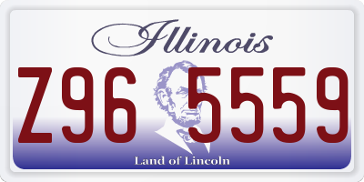 IL license plate Z965559