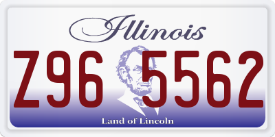 IL license plate Z965562
