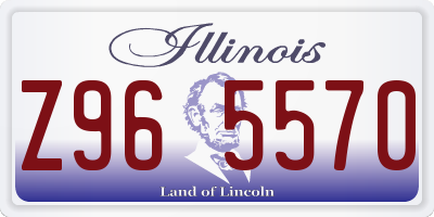 IL license plate Z965570