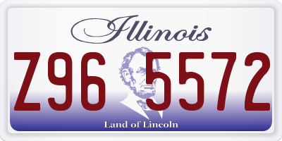 IL license plate Z965572