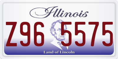 IL license plate Z965575