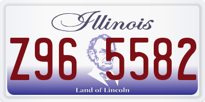 IL license plate Z965582