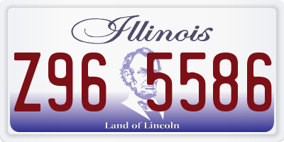 IL license plate Z965586