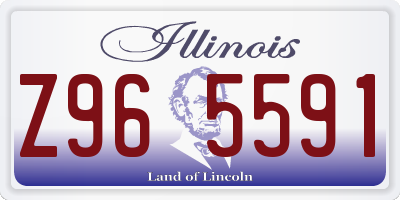 IL license plate Z965591