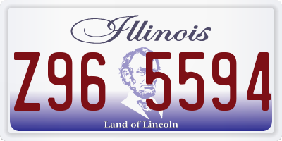 IL license plate Z965594