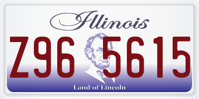 IL license plate Z965615