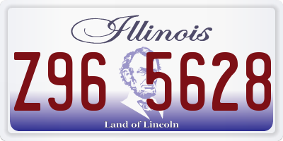 IL license plate Z965628