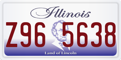 IL license plate Z965638