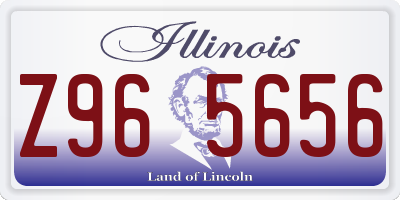 IL license plate Z965656
