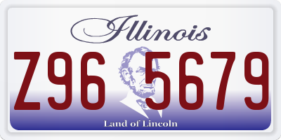 IL license plate Z965679