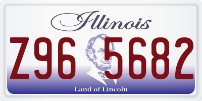 IL license plate Z965682