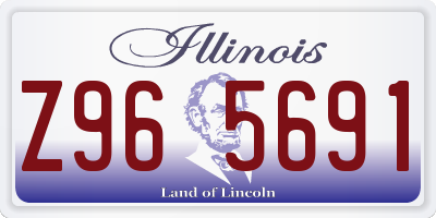 IL license plate Z965691