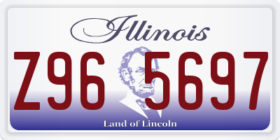IL license plate Z965697