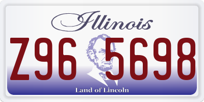 IL license plate Z965698