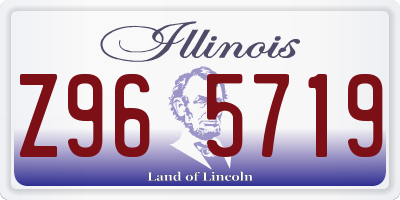 IL license plate Z965719