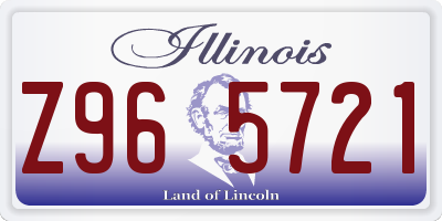 IL license plate Z965721