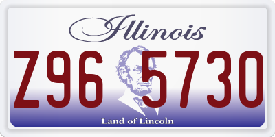 IL license plate Z965730