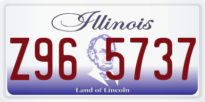 IL license plate Z965737
