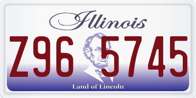 IL license plate Z965745