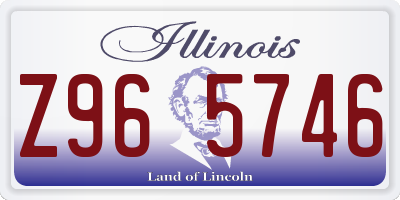 IL license plate Z965746