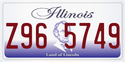 IL license plate Z965749