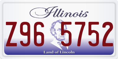 IL license plate Z965752