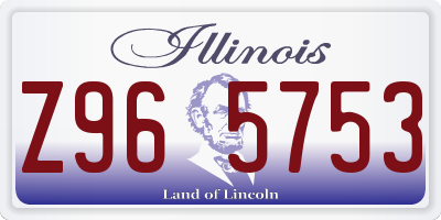 IL license plate Z965753