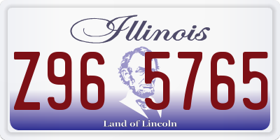 IL license plate Z965765